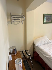This was the area where you are supposed to hang your clothes