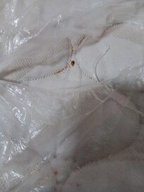 Dirt on the sofa bed