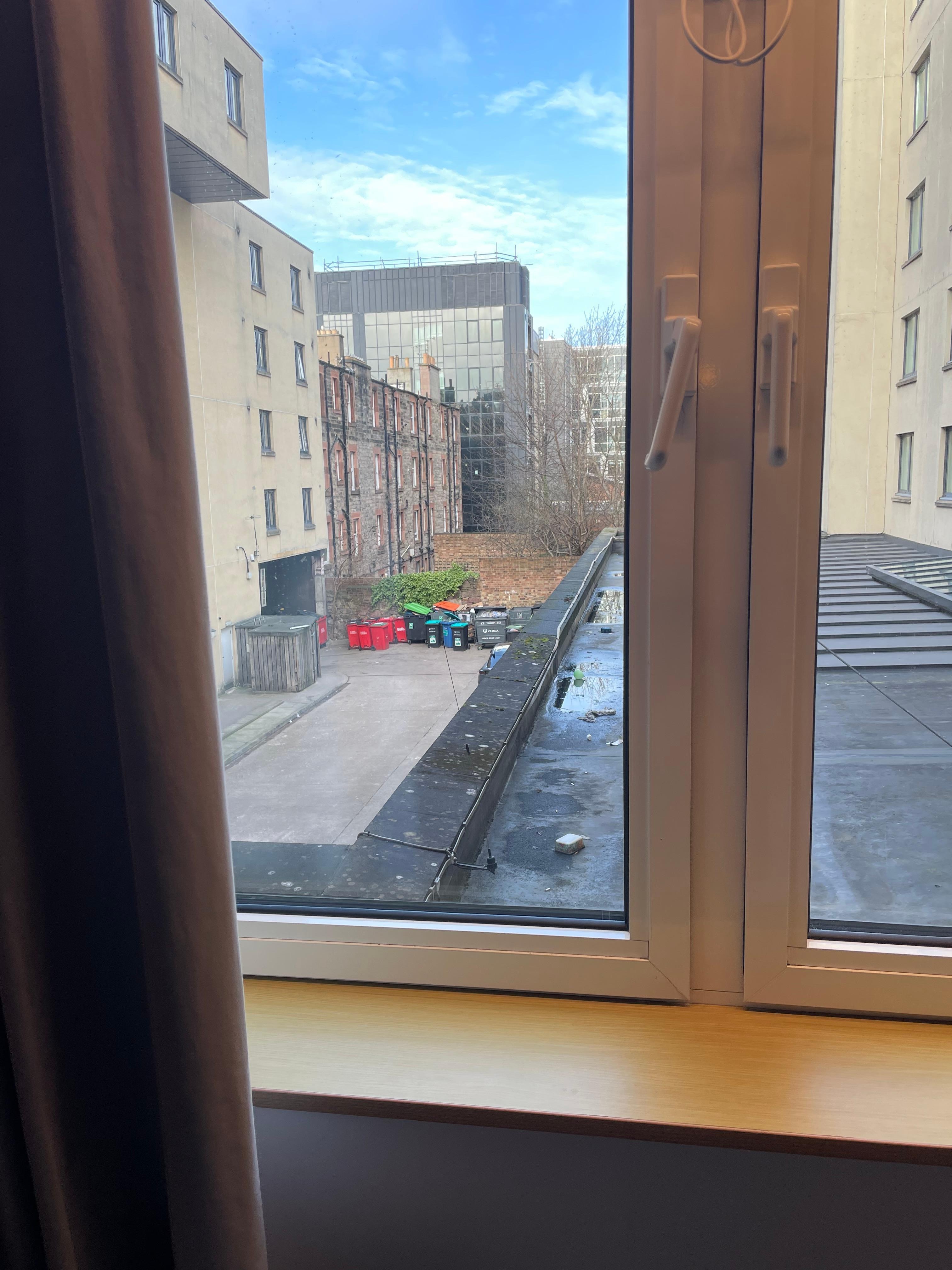 The «nice» view…