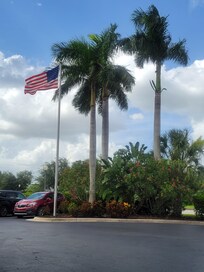 Front entrance of hotel