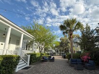 Open space between “cottages”