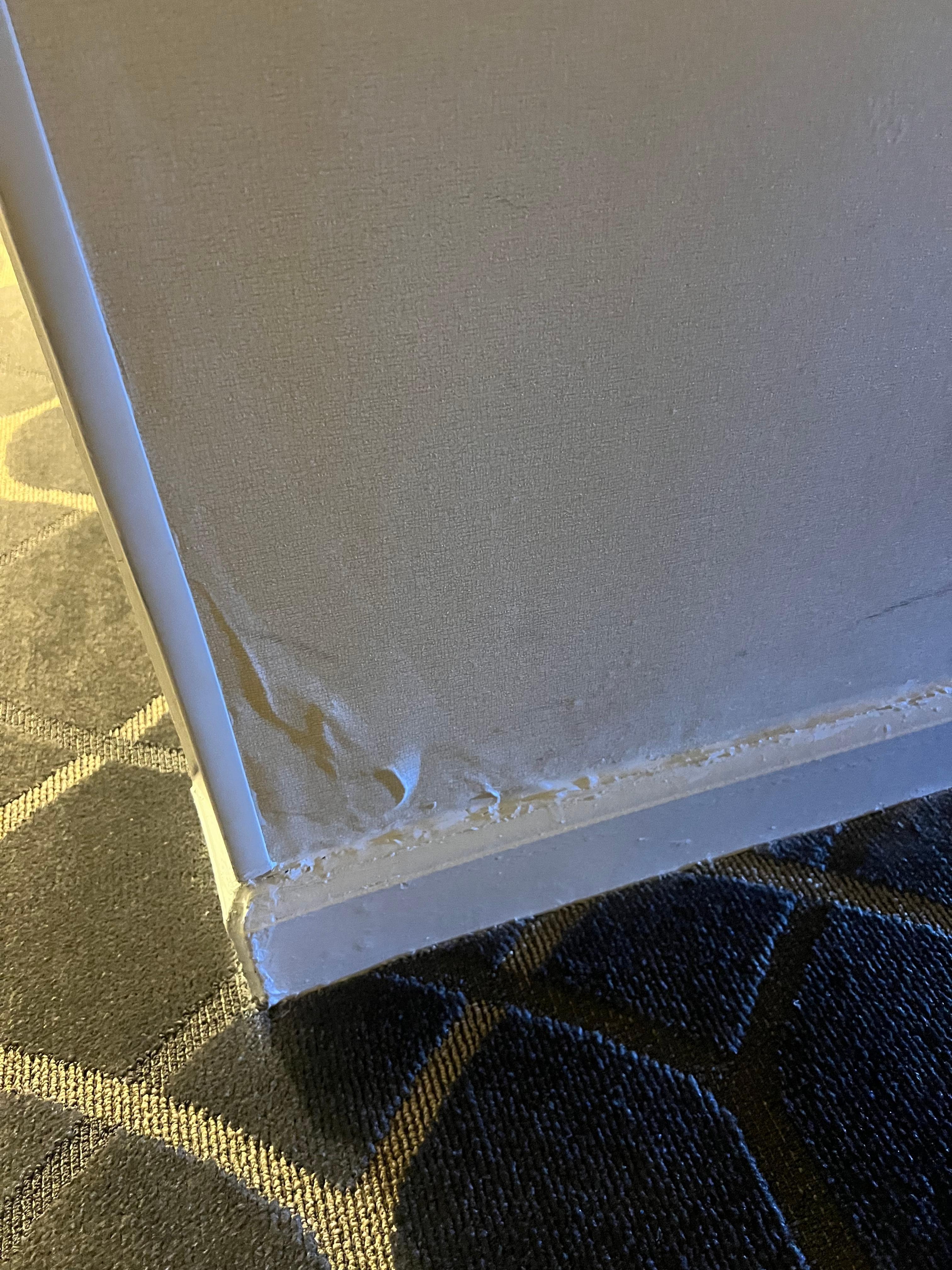 Wall Damage, Paint coming bubbling    