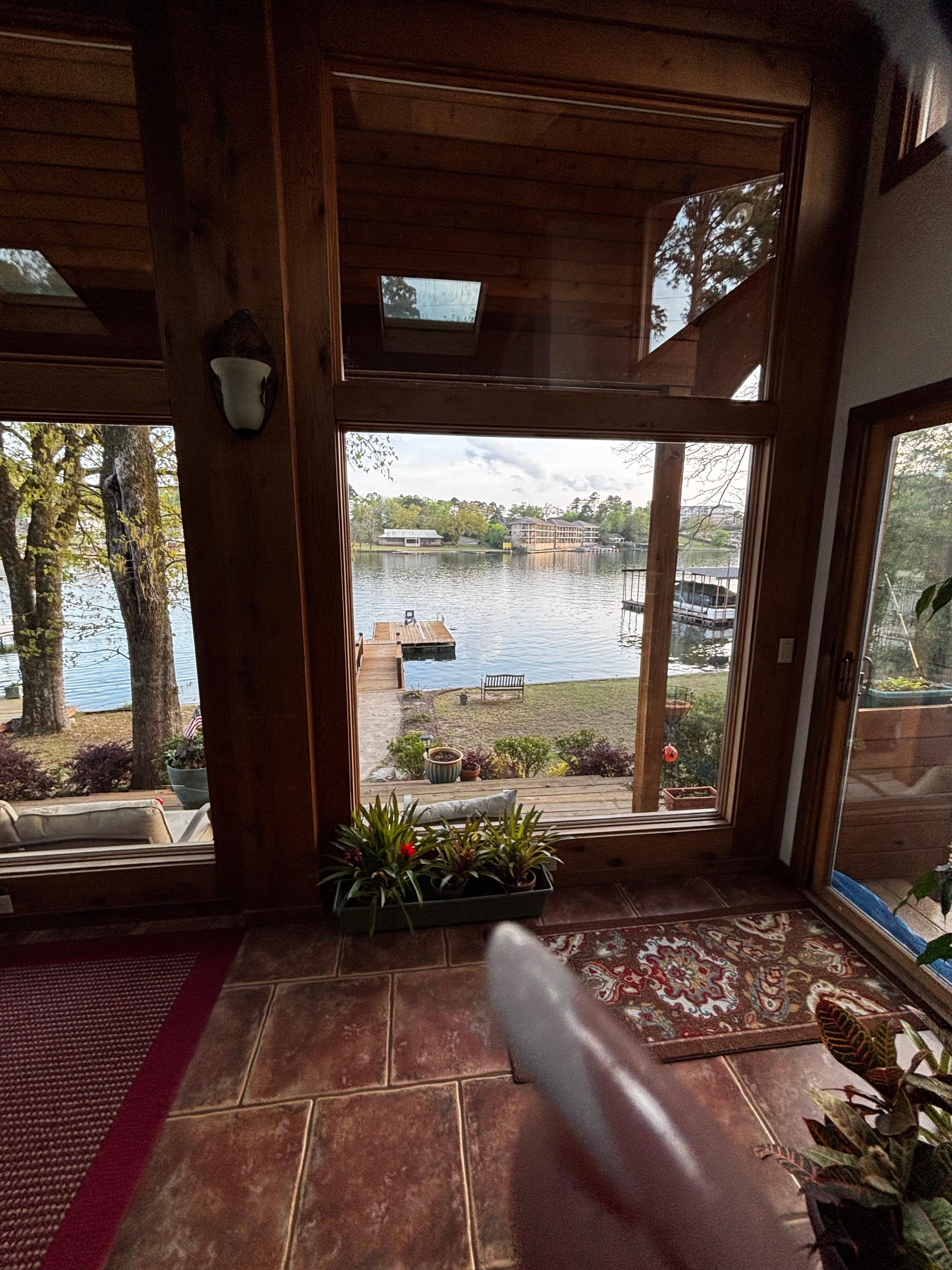 Windows in living room