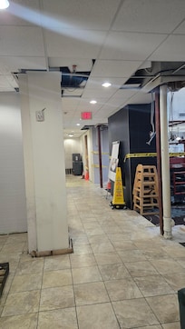 Hallway leading to main entrance.