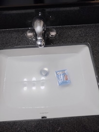 just show the sink didn't drain