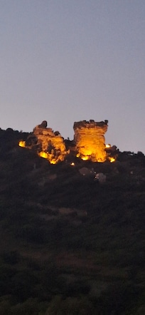 Toujours le château illuminé