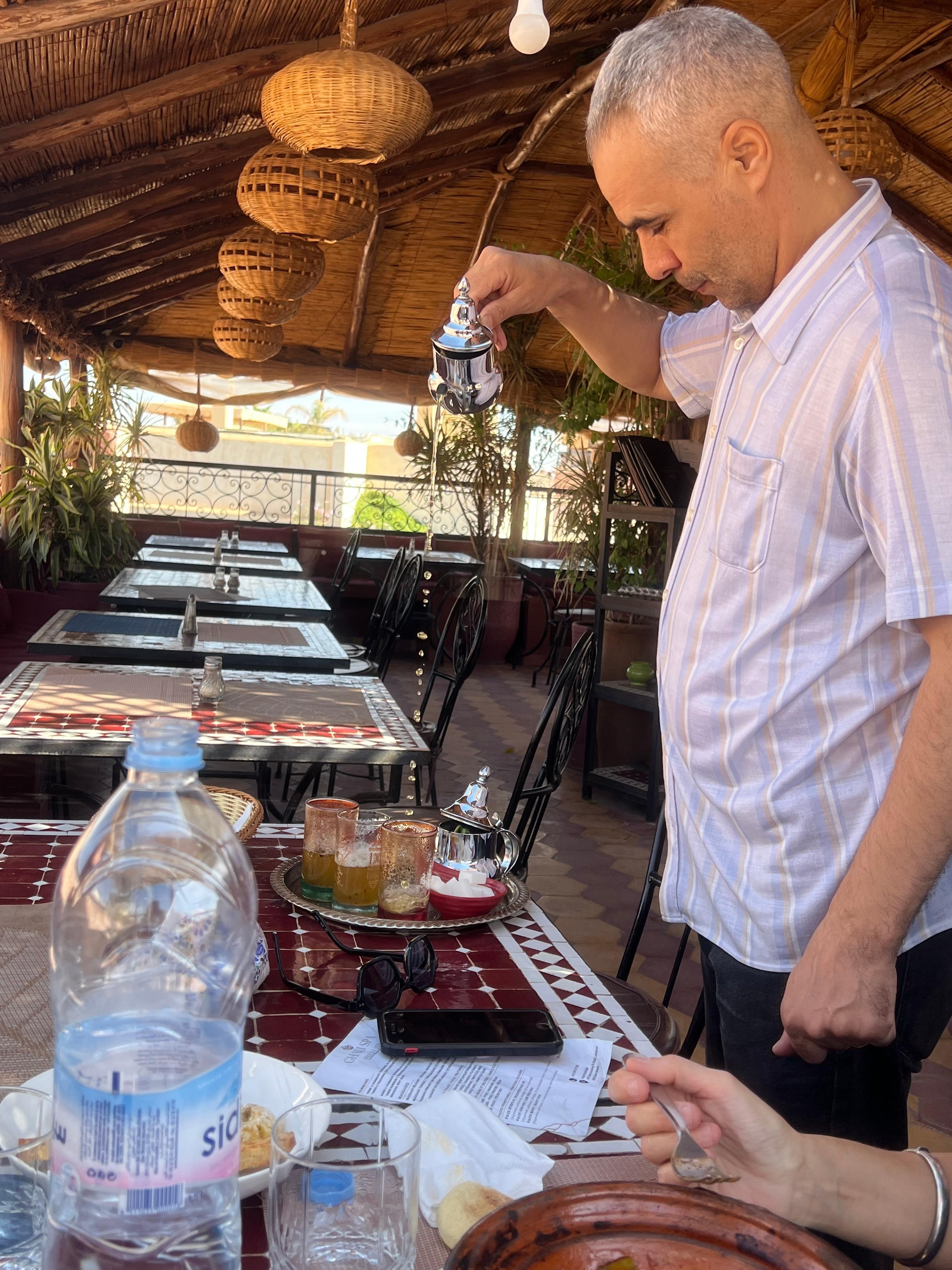 Restaurant du Riad de l’autre côté de la rue