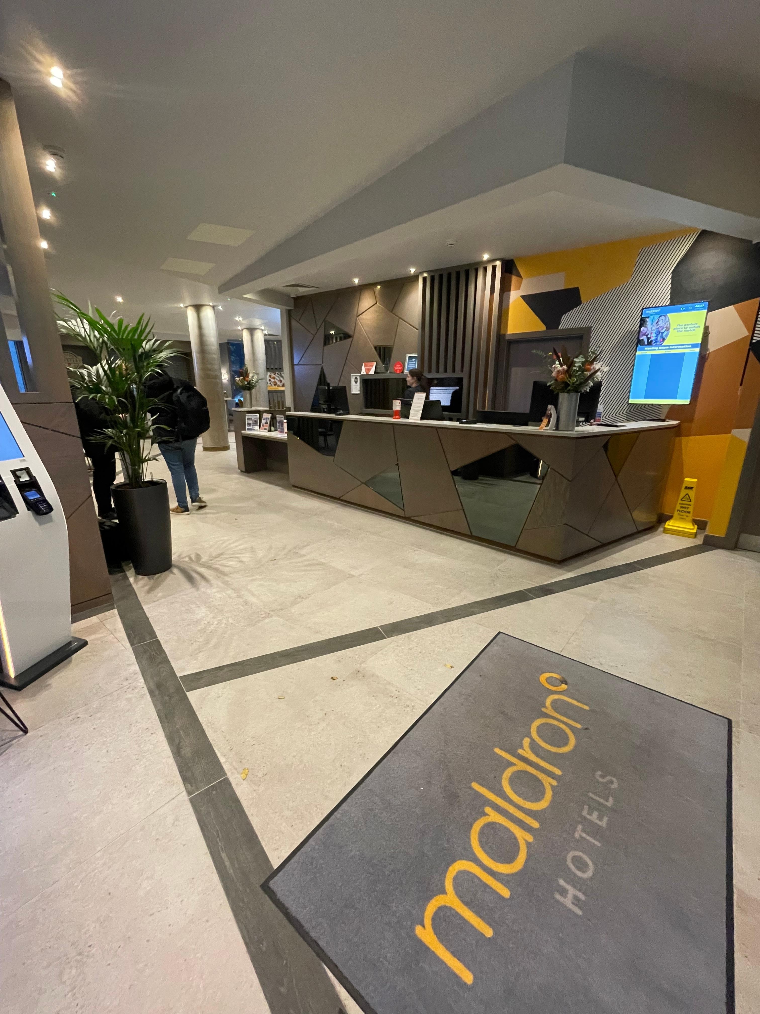 Reception area was so clean and tidy