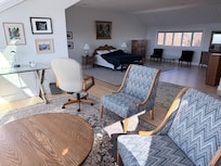 The master bedroom, basically the entire third floor.