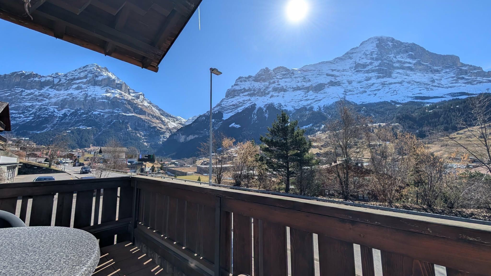 View from the balcony