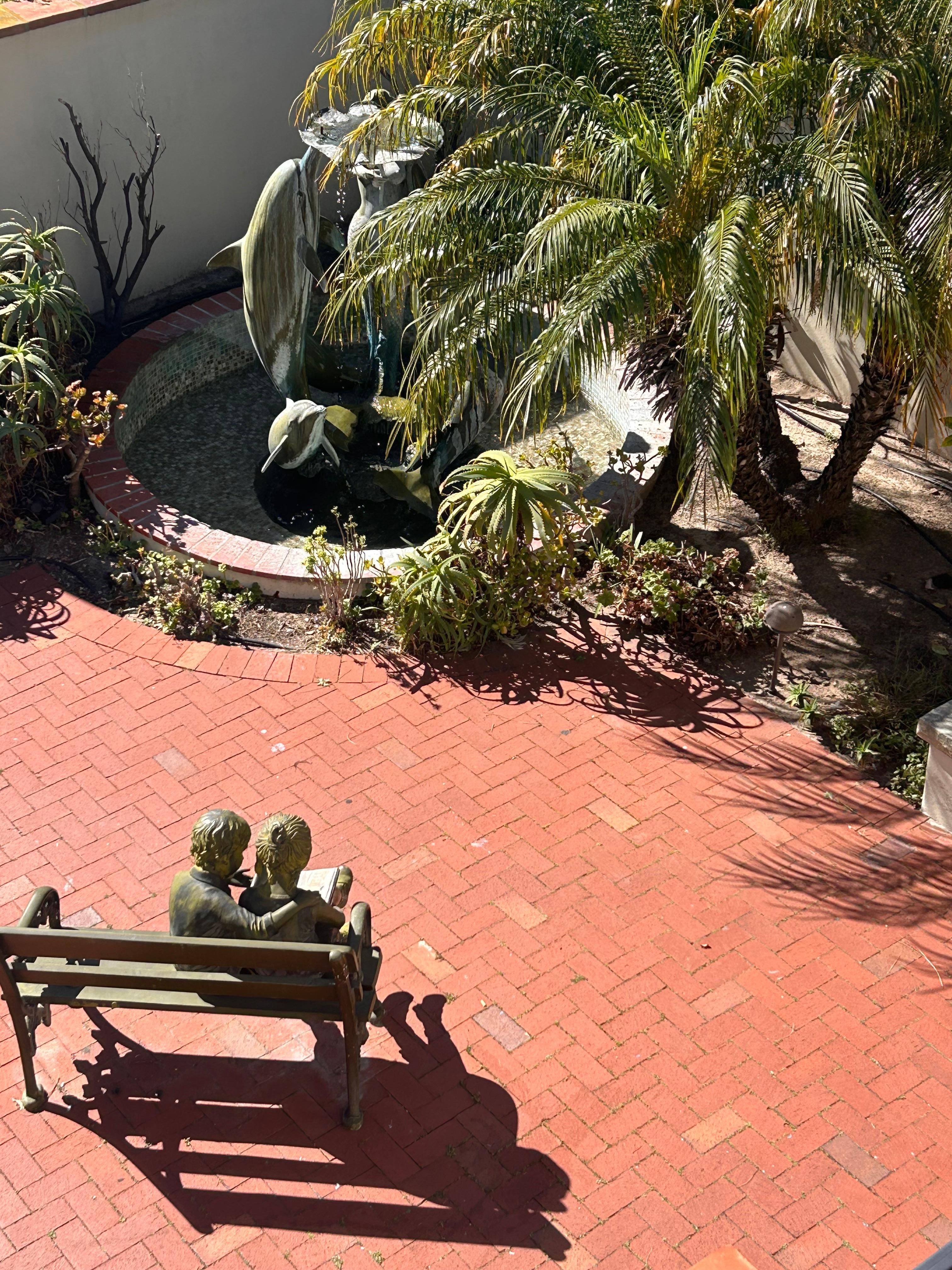 Lovely fountain courtyard 