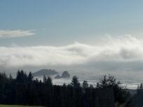 Ocean as marine layer lifted