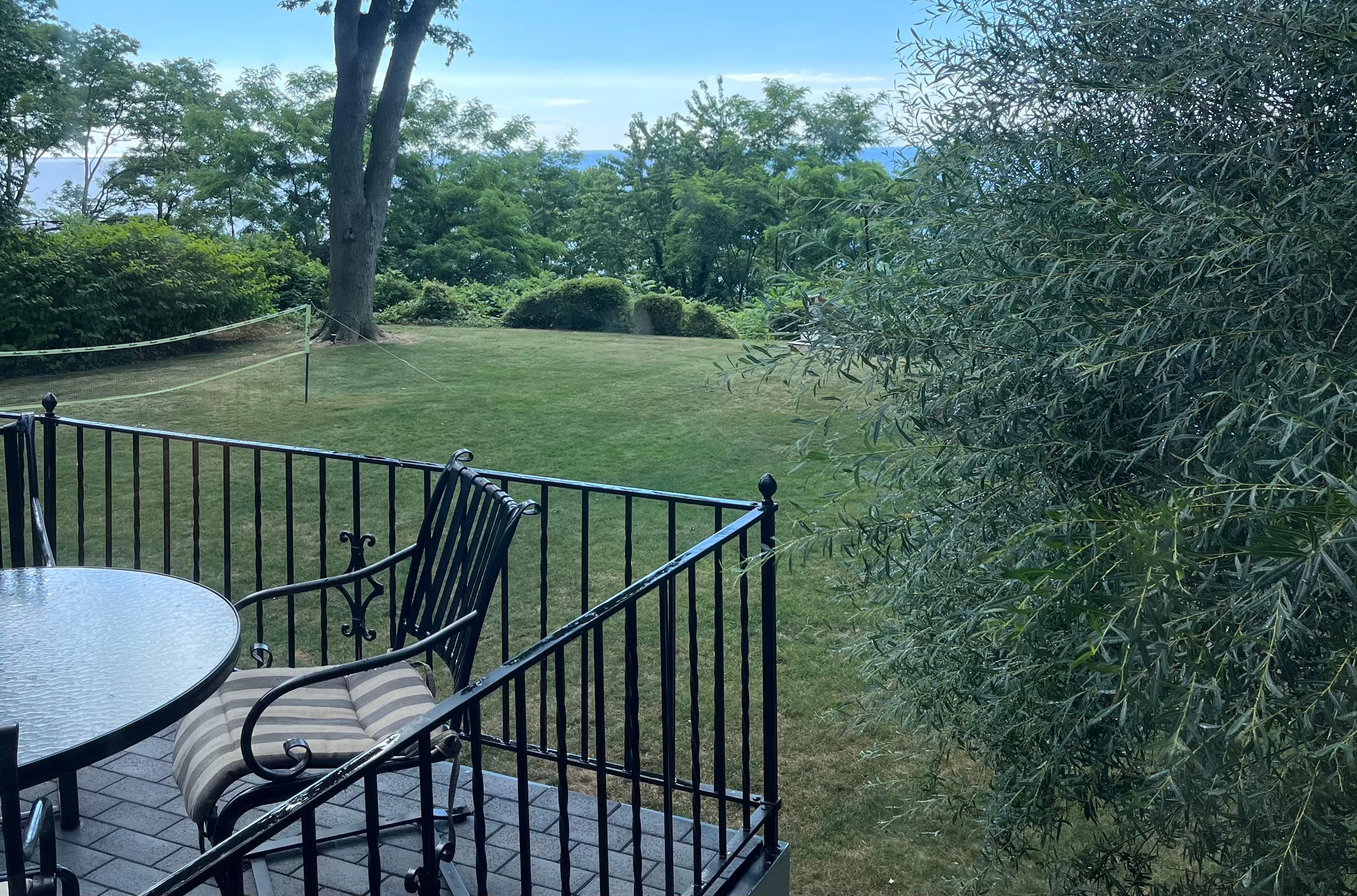 Lake view from master bedroom.