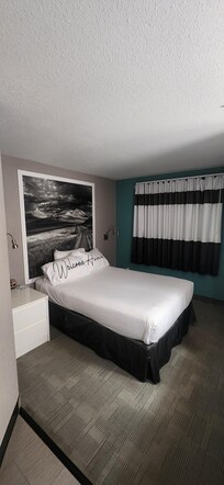 Very comfortable bed and clean room