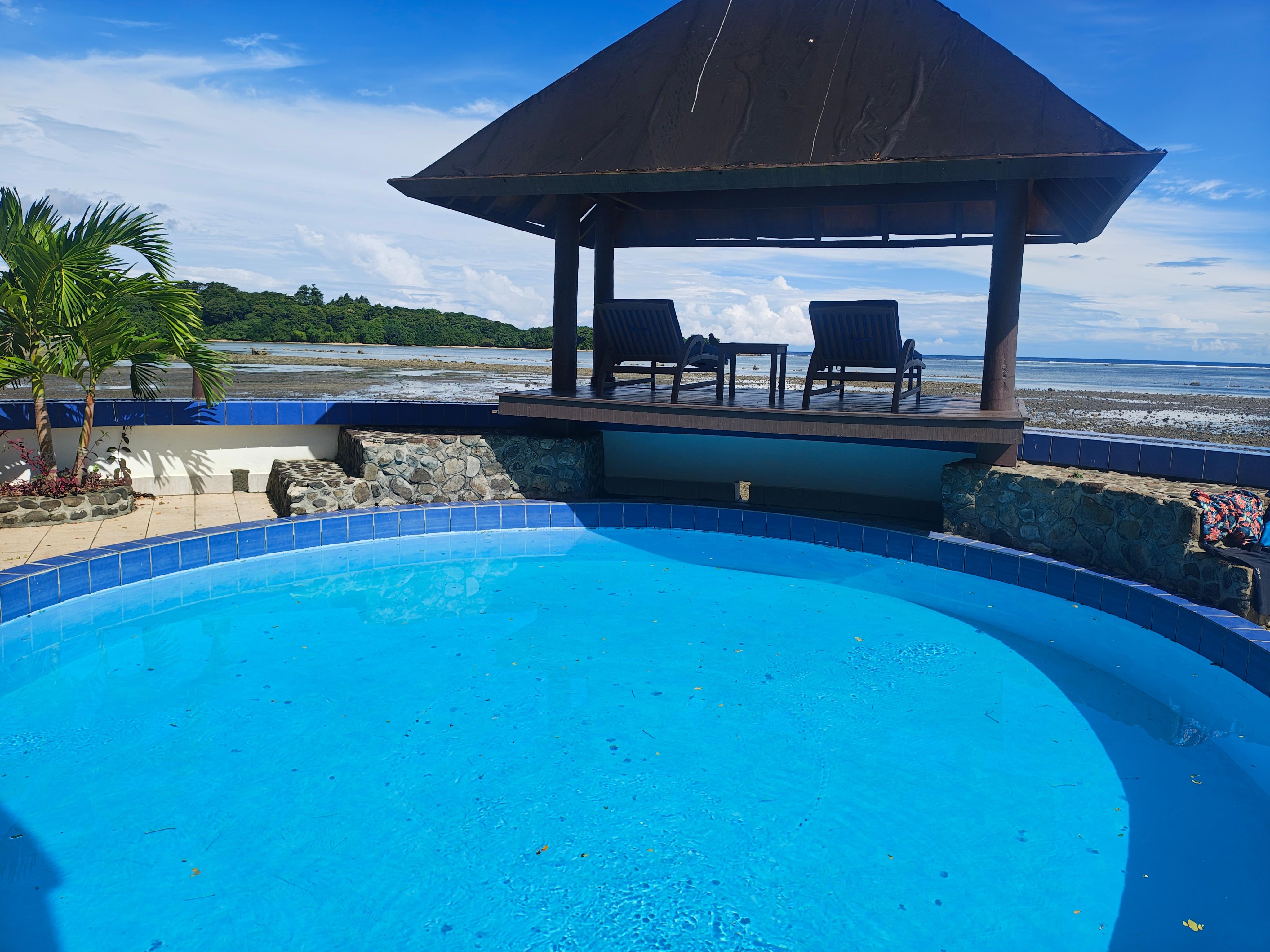 Plunge pool at the 'Lighthouse' accomodation 