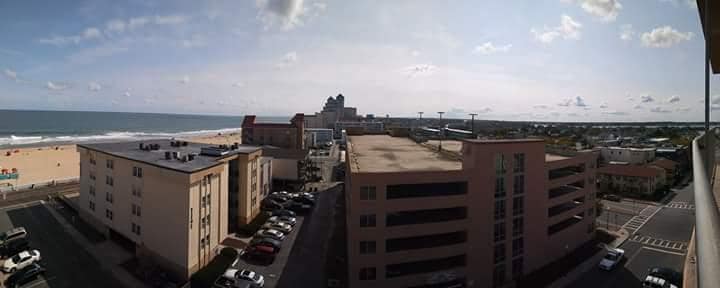 Panoramic view from balcony (7th floor)