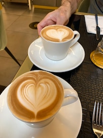 Excellent cappuccino every morning.