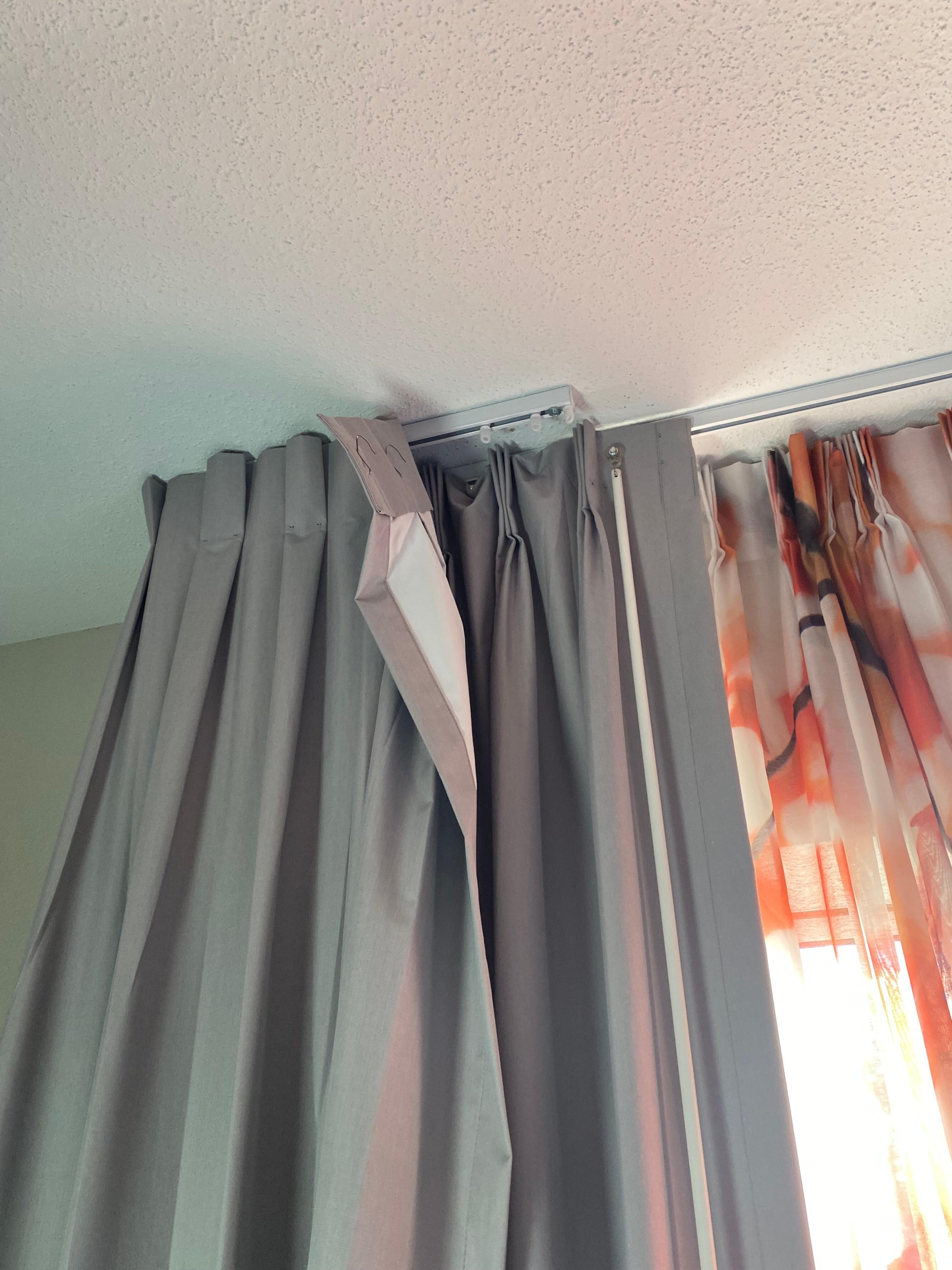 Drapes need attention 