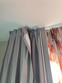 Drapes need attention