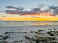 Sunset from the balcony.