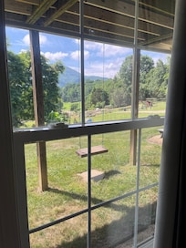 The view from the bedroom