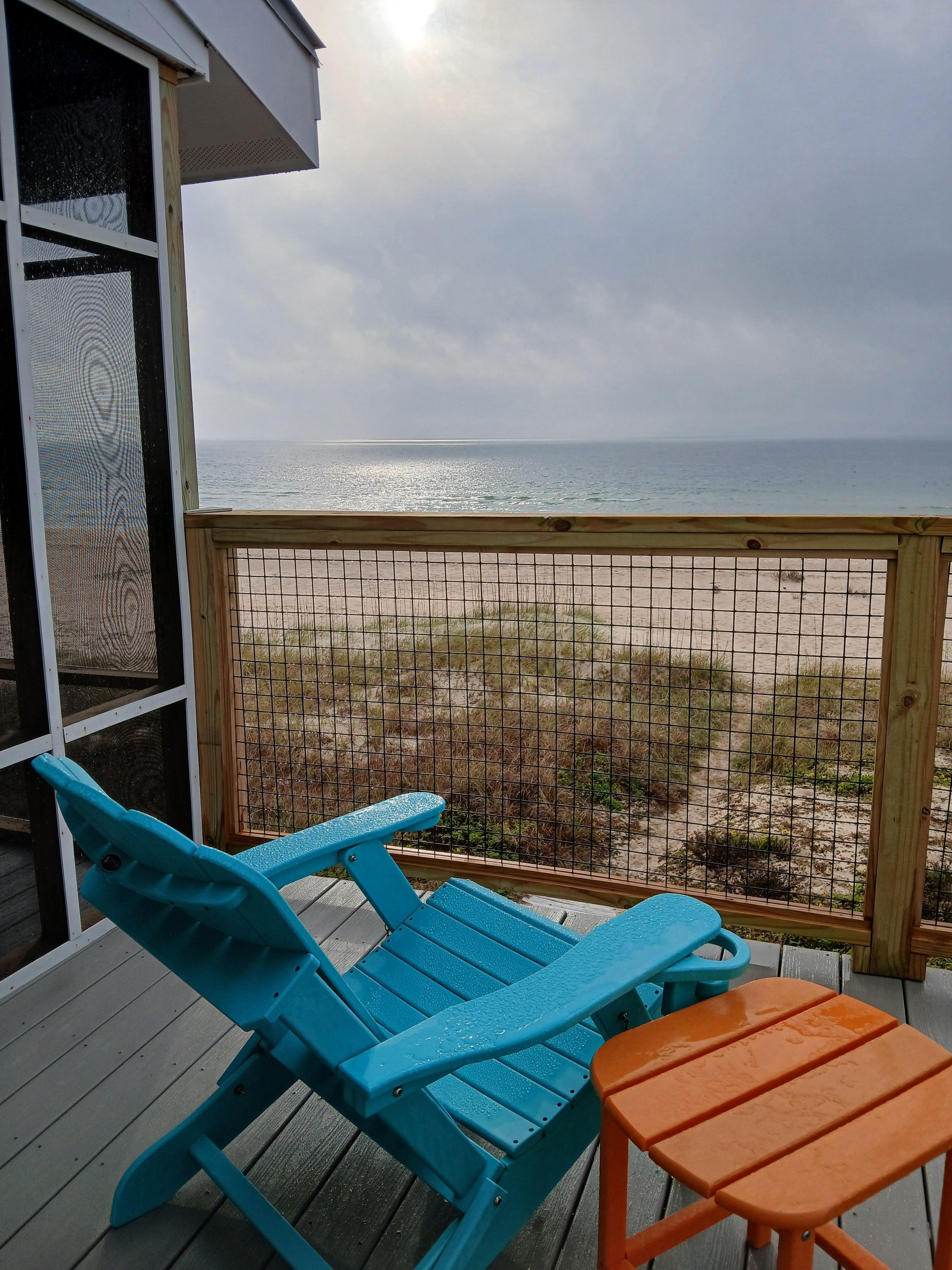 Great proximity to the beach and water.  We could hear the waves from the house.