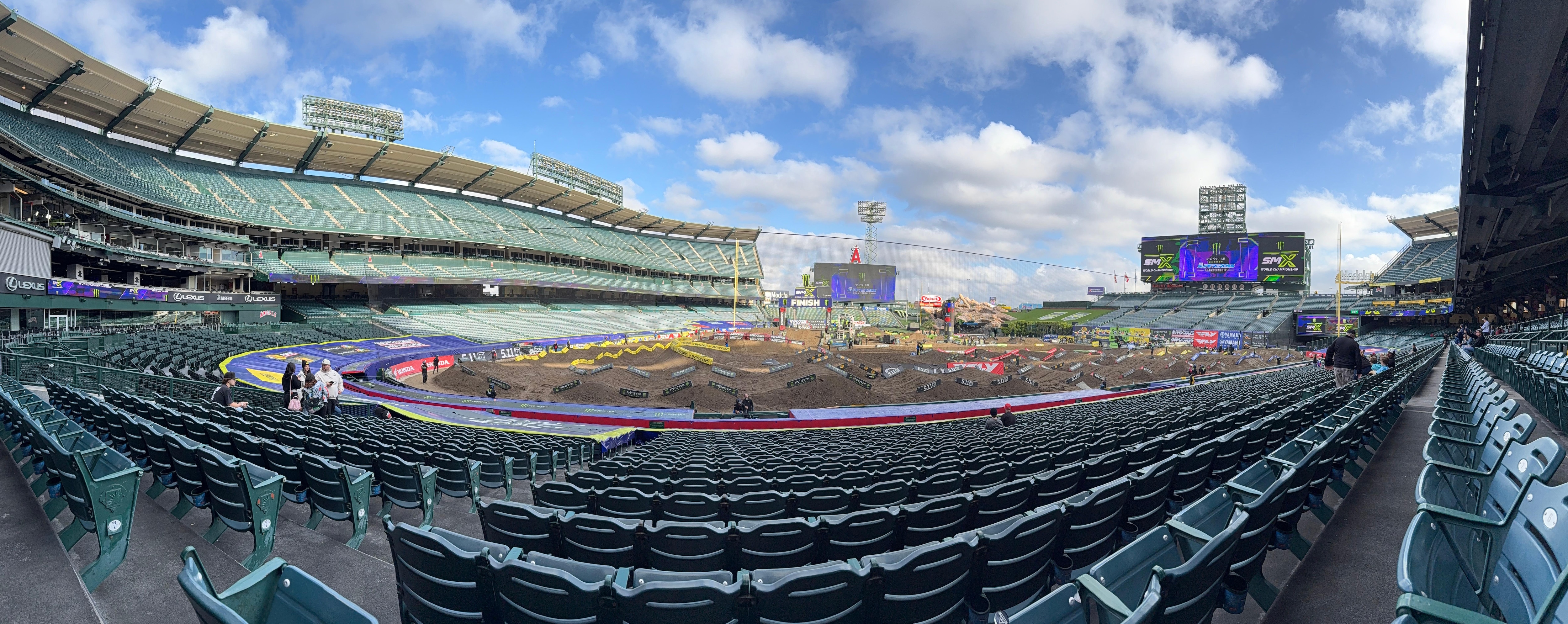 I was in town for Supercross