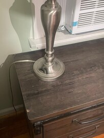 Eyelashes left on a lamp????