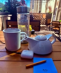 Tea time was wonderful shout out to Adrian who hosted me for breakfast and tea while working