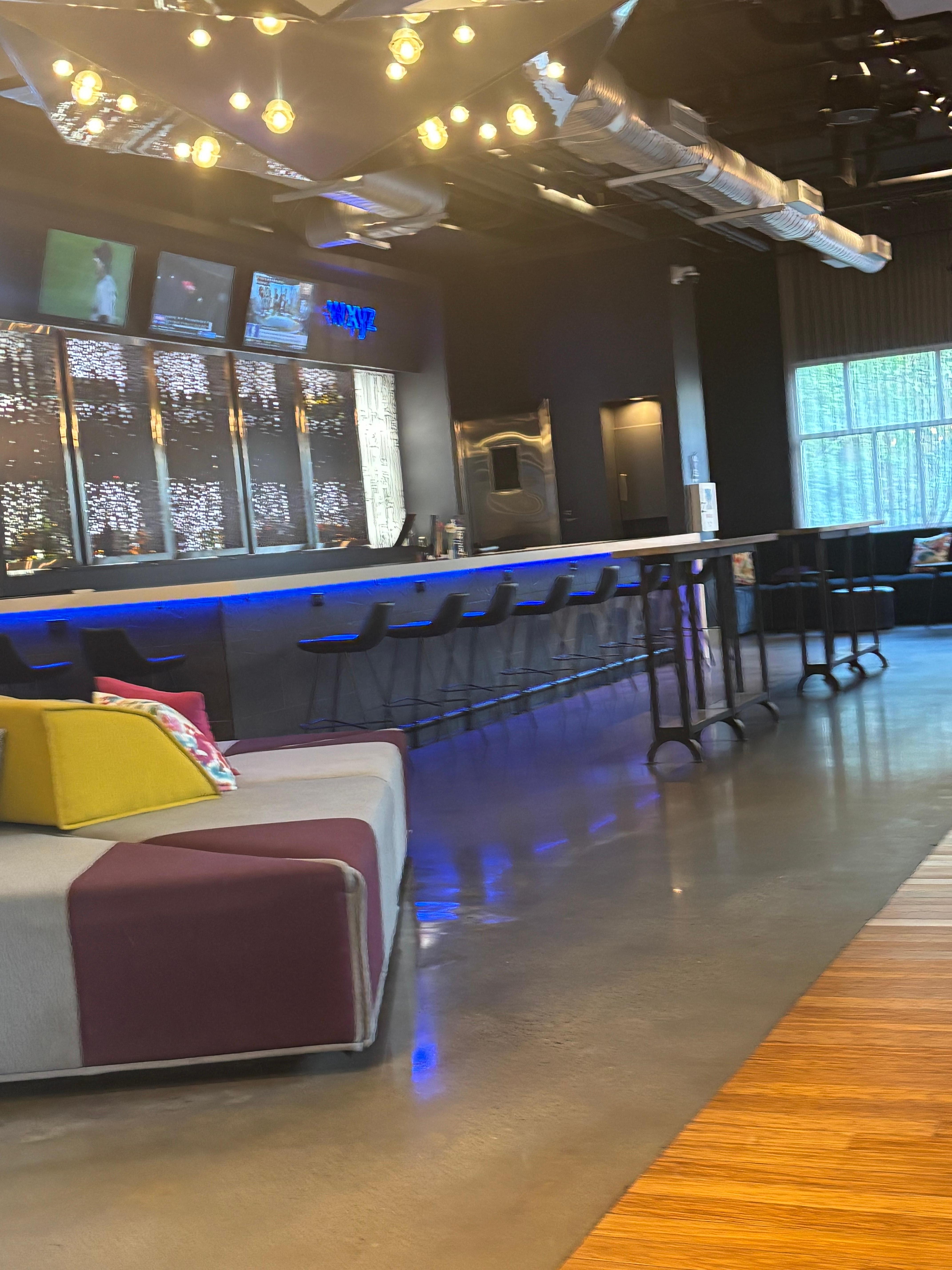 Beautiful second floor bar 