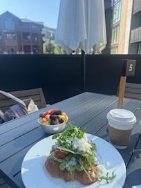 Breakfast with a view