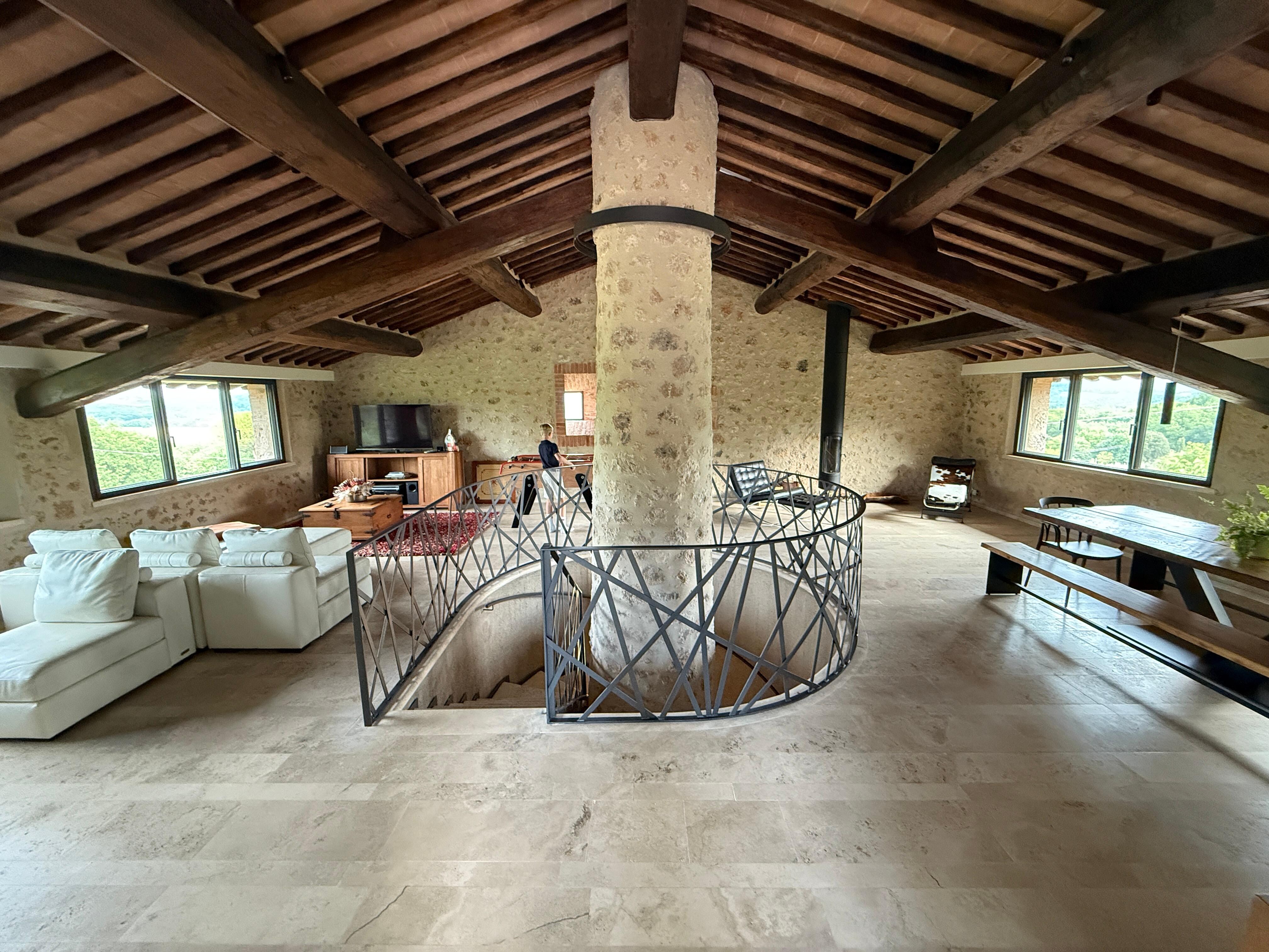 Amazing open floor plan - my kids played non stop foozball
