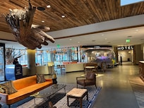 Lobby and afternoon churro stand