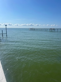 The view from the pier