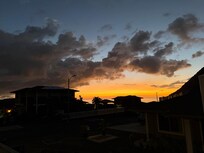 Sunset from the house