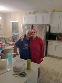 Into the kitchen