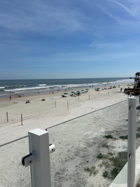 Beach not crowded