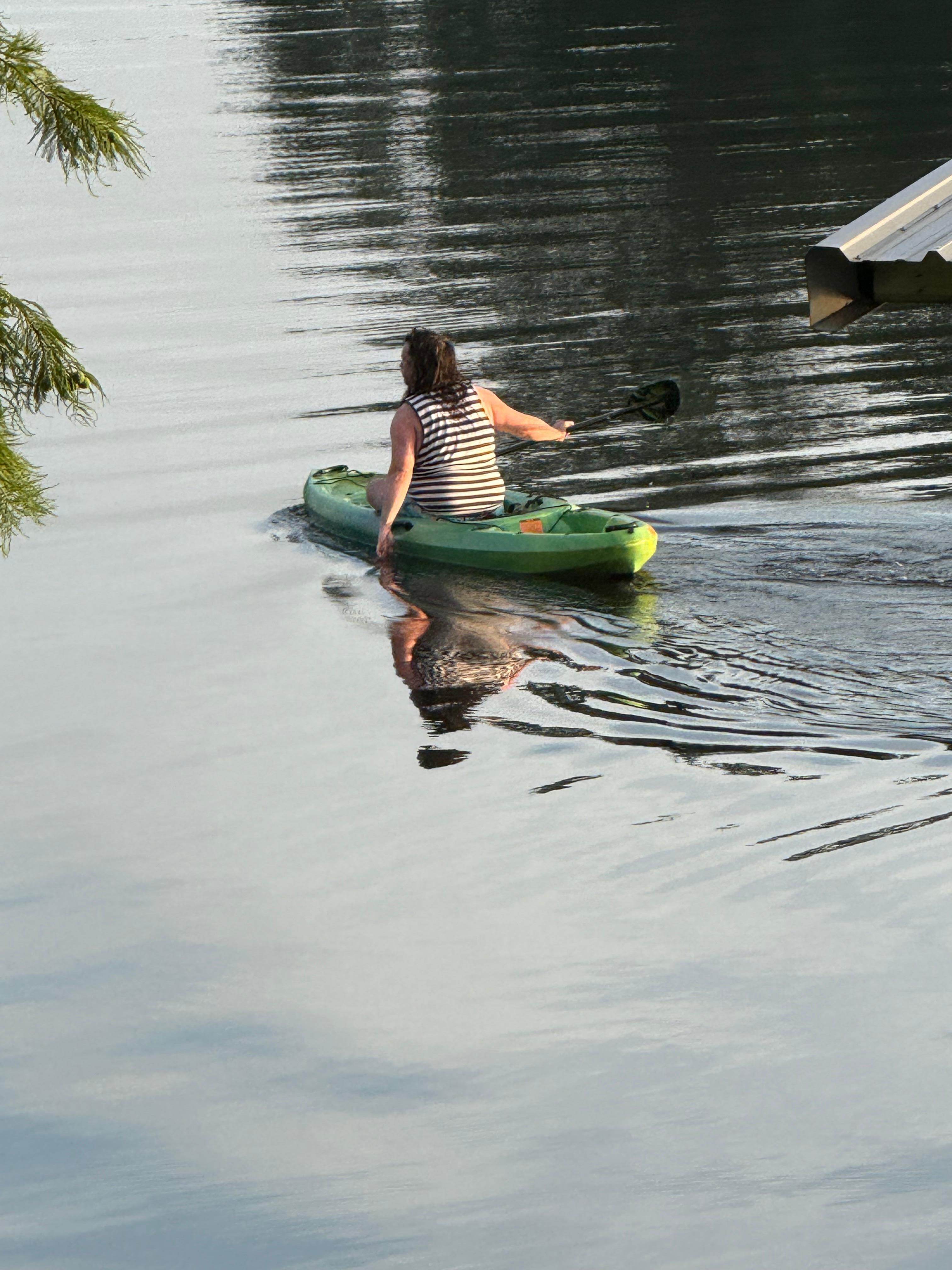 Kayak was a definite plus!