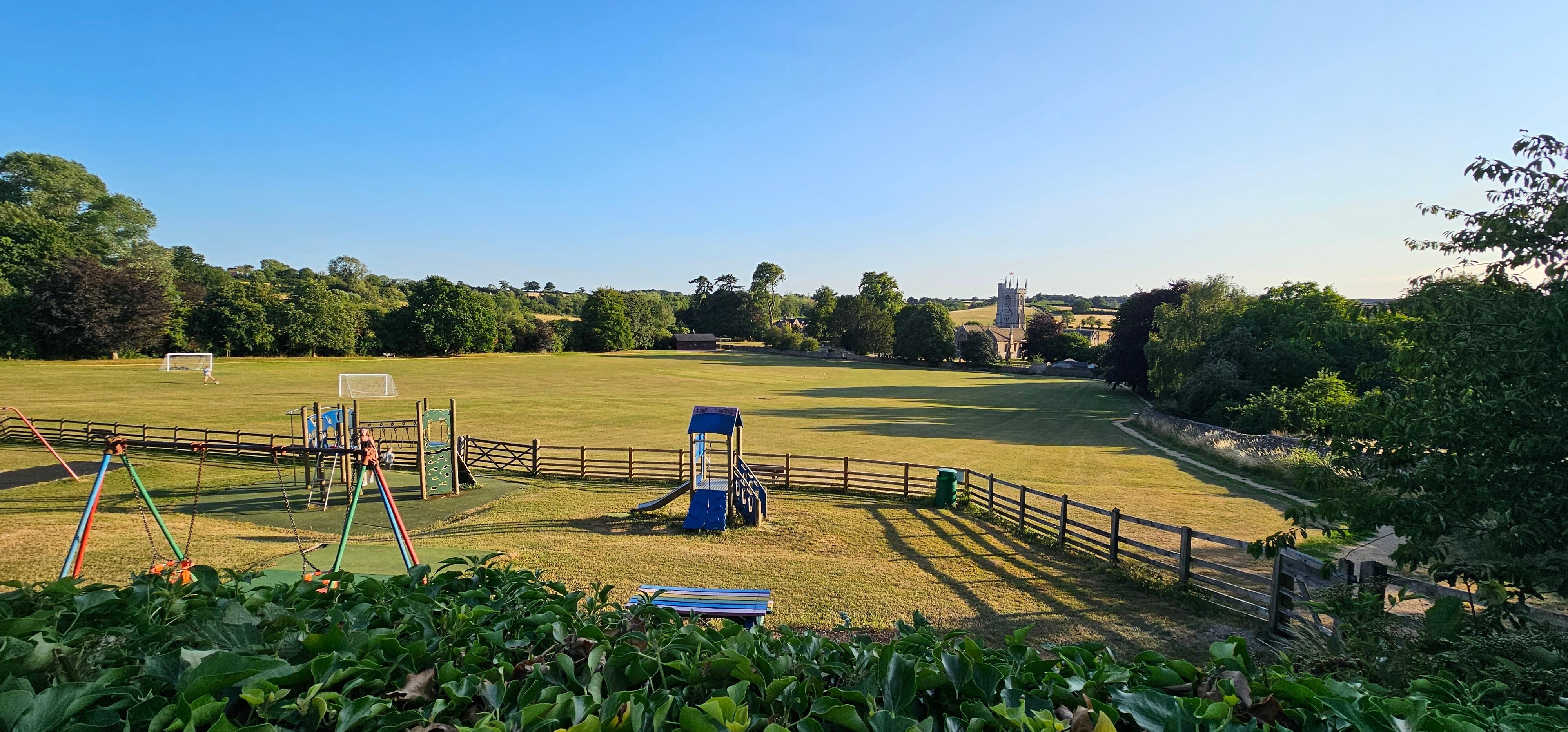 Garden view.
