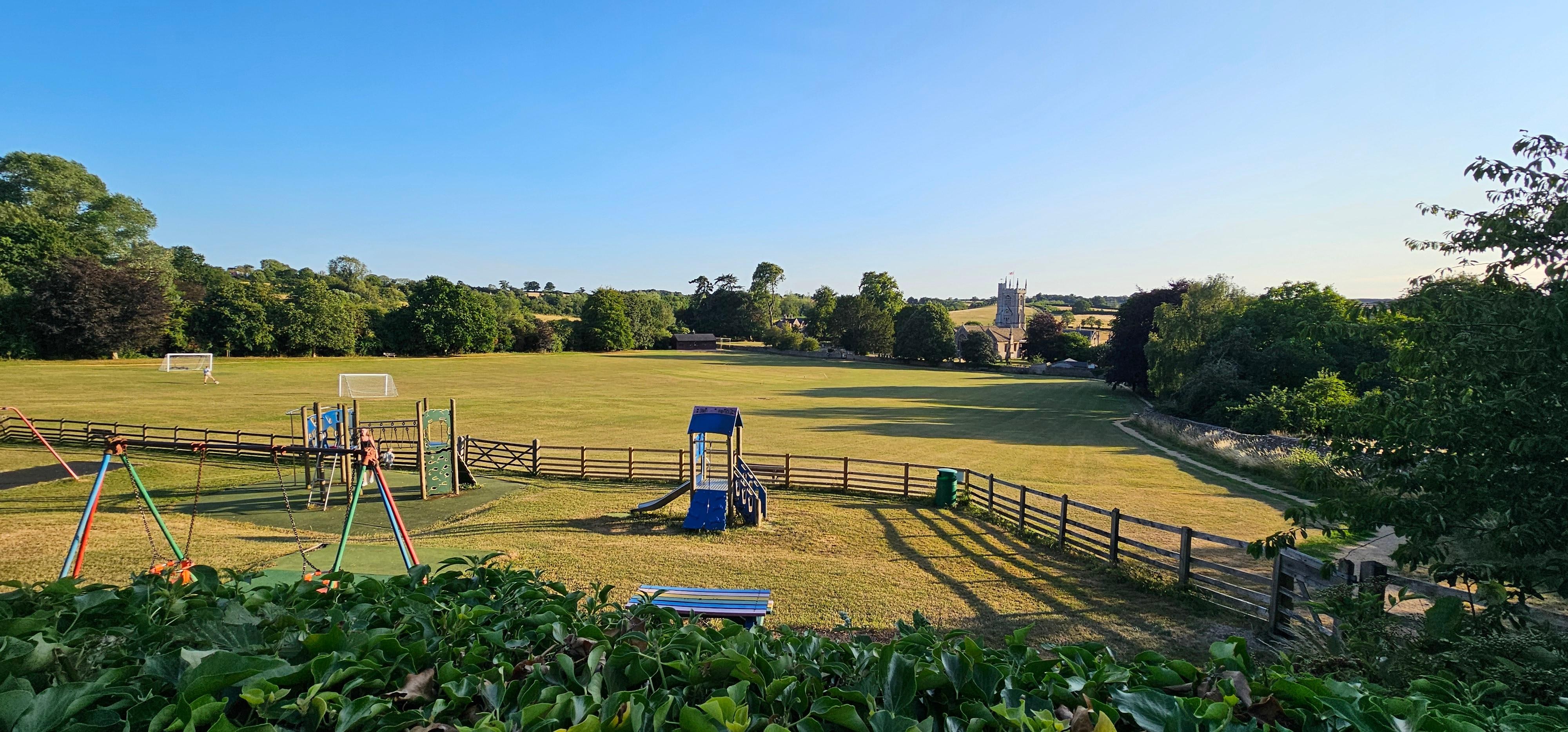 Garden view.