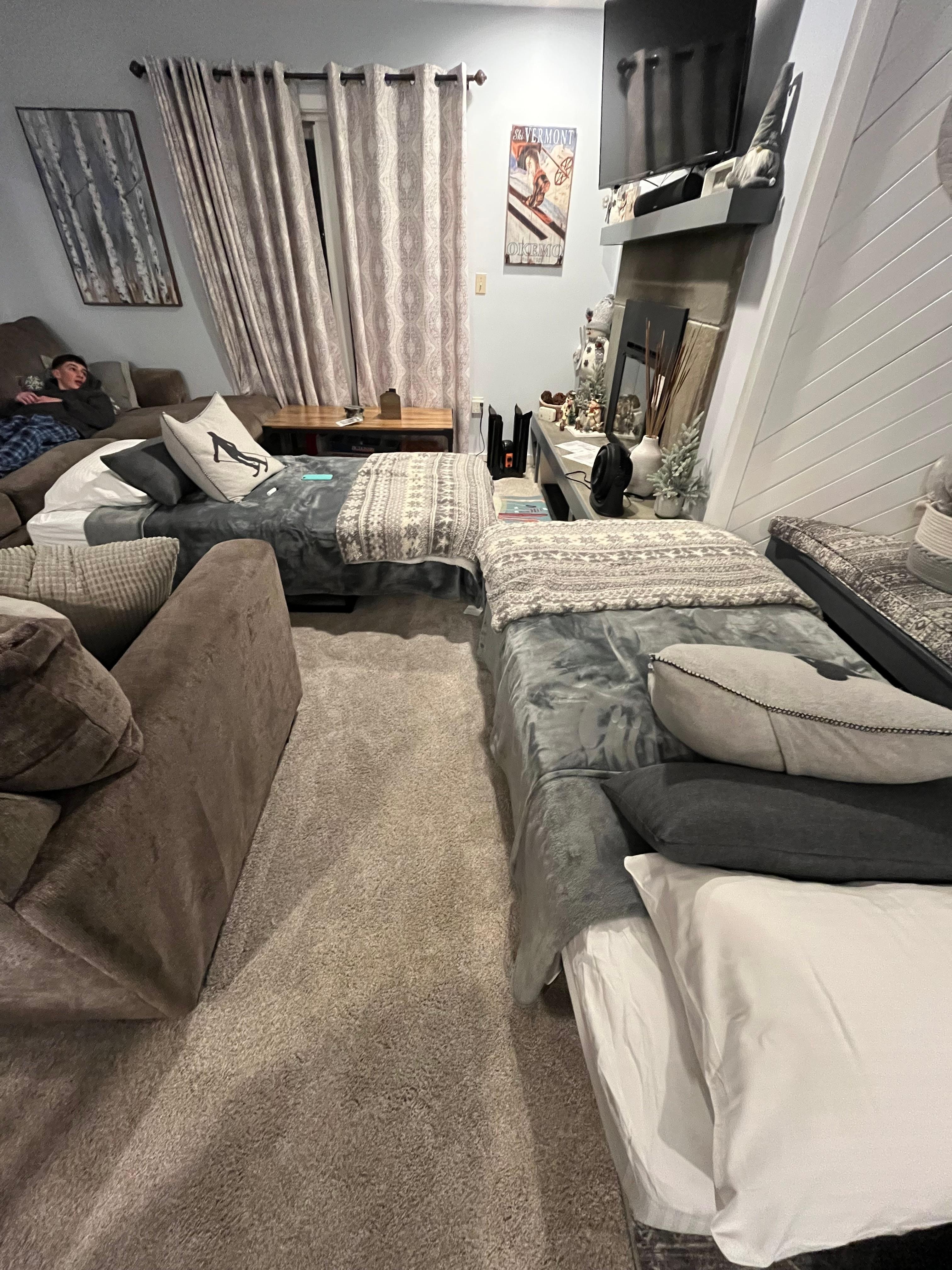 They even had the extra beds made up for our kids before we arrived 