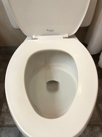 Stains in toilet