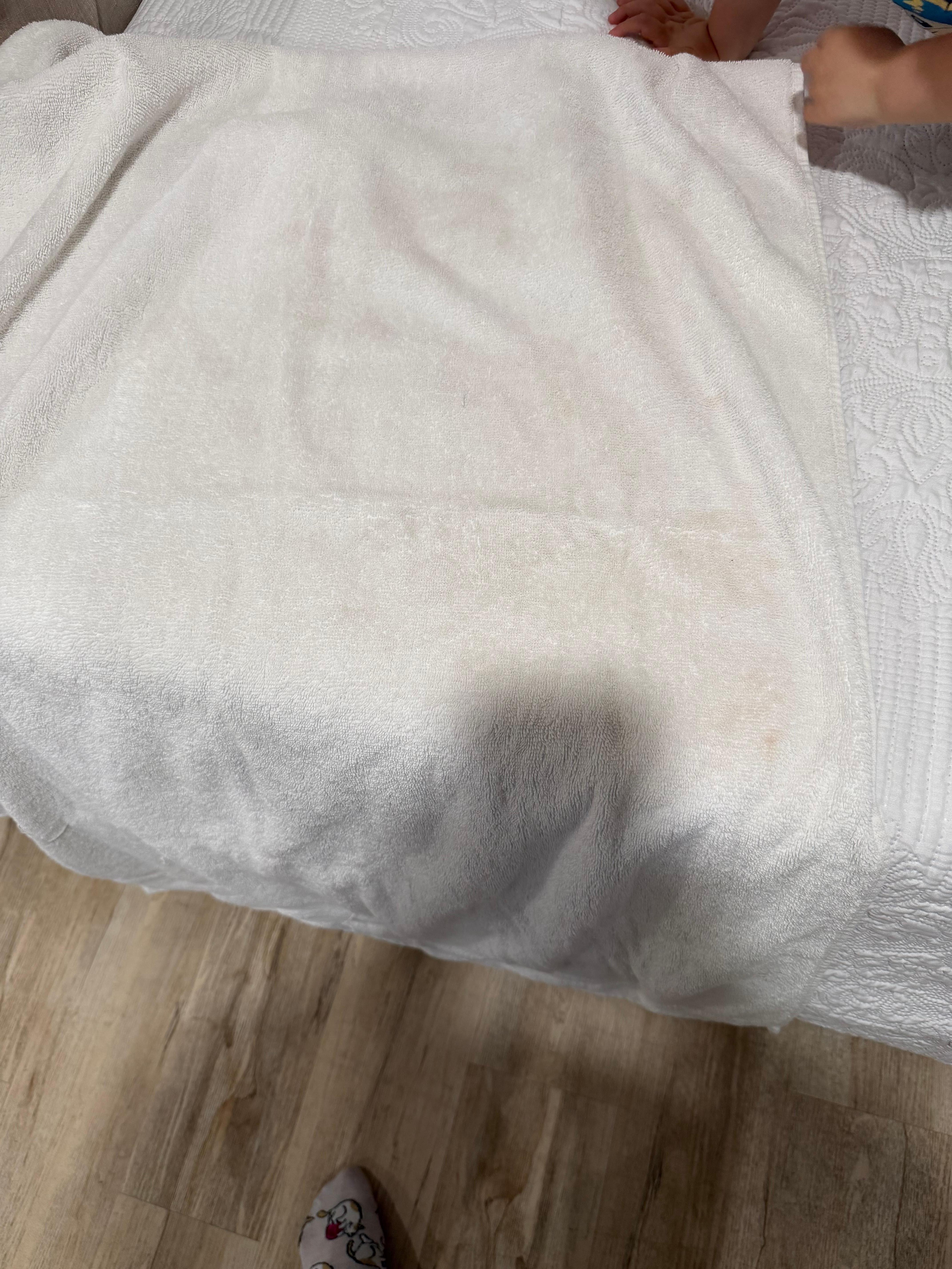 Dirty/stained towels