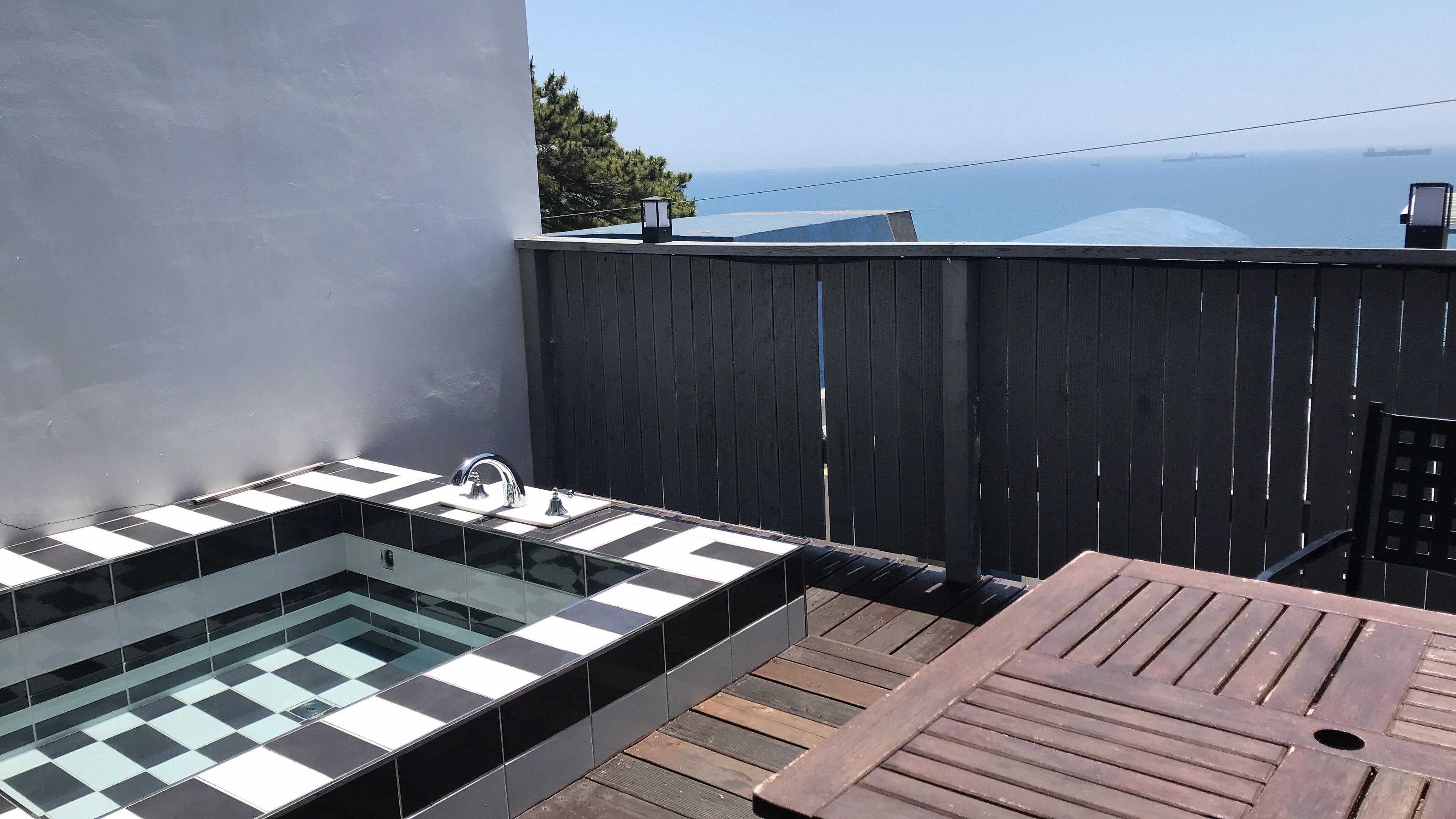 테라스와 Hot Tub