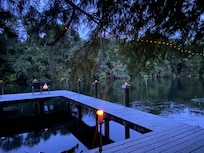 Dock at sunset.
