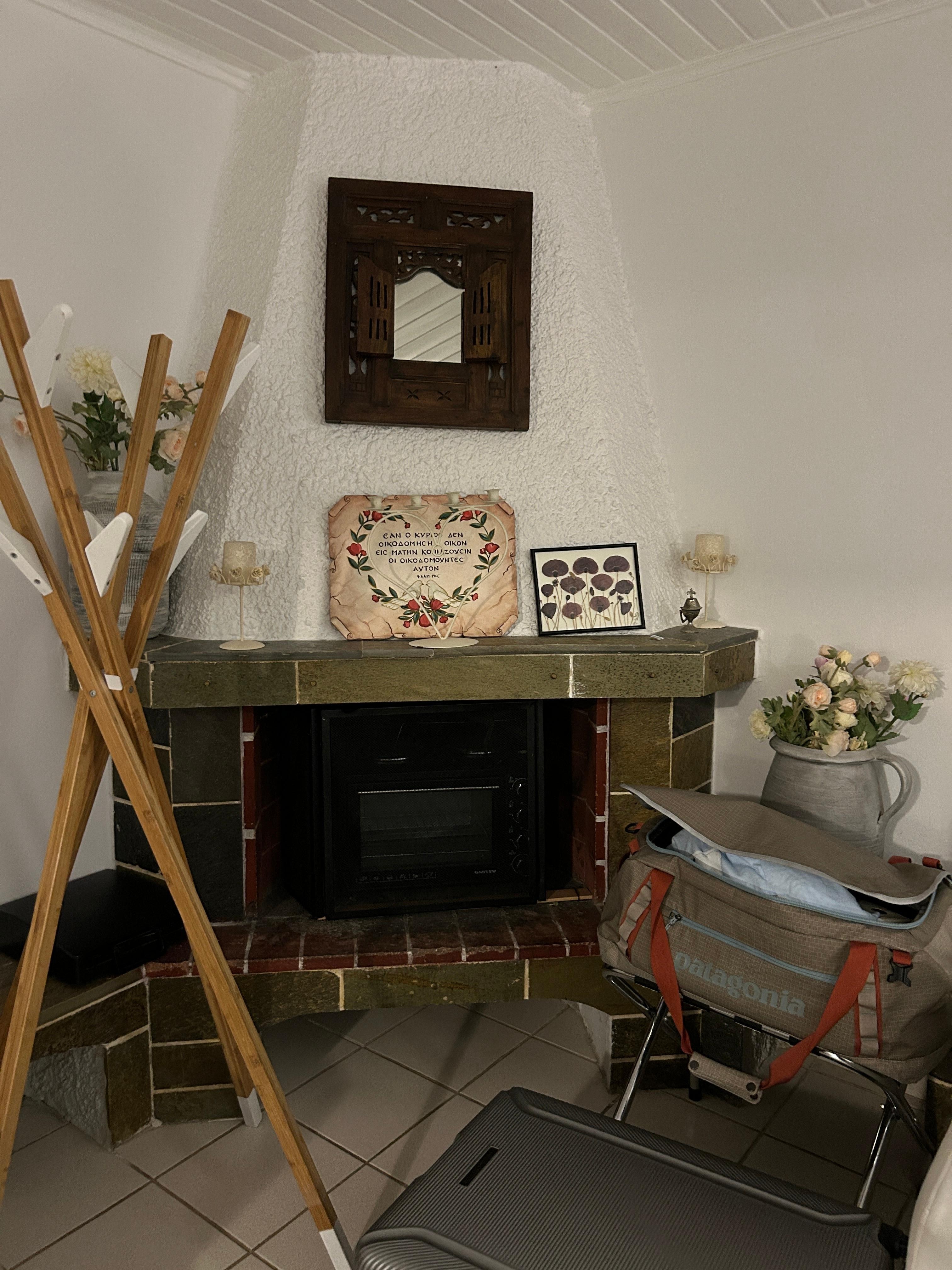 Random old furniture crammed in the corner