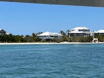 Looking at the house from the water