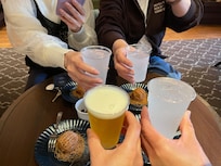 チェックインしてすぐにアフタヌーンティーが素晴らしい✨モンブラン最高👍