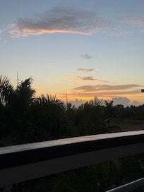 Sunrise from my suite