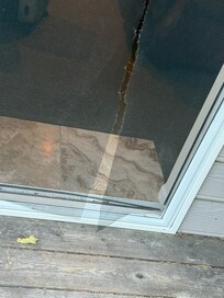 Broken screen door